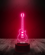 Lampka LED 3D Plexido Gitara Muzyka - 3