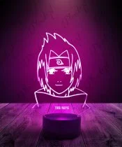 Lampka LED 3D Plexido Naruto Sasuke