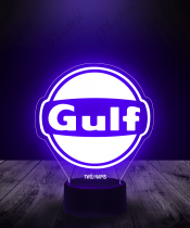 Lampka LED 3D Plexido Gulf Oil - 3