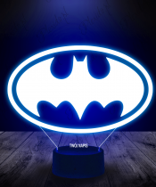 Lampka LED 3D Plexido Batman Logo - 1