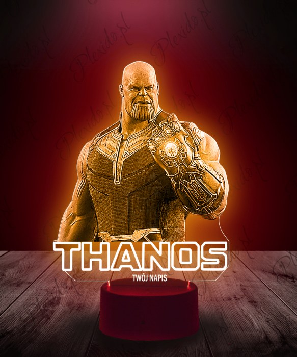Lampka LED 3D Plexido Thanos Avengers