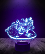Lampka LED 3D Plexido League of Legends 9 Ogonów - 1