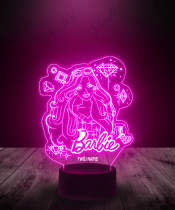 Lampka LED 3D Plexido Lalka Barbie