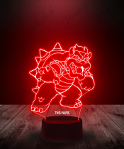 Lampka LED 3D Plexido Super Mario Bowser