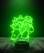 Lampka LED 3D Plexido Super Mario Bowser