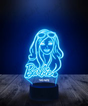 Lampka LED 3D Plexido Barbie w Okularach