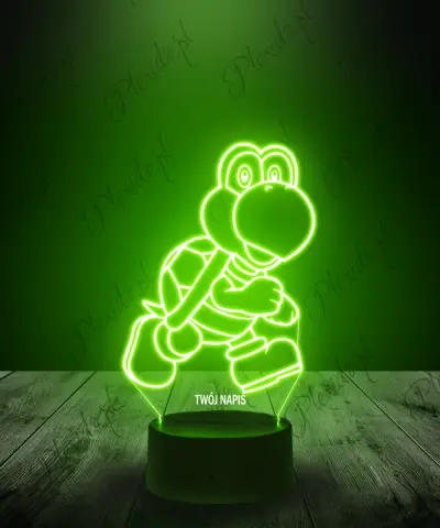 Lampka LED 3D Plexido Super Mario Yoshi