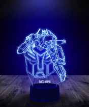 Lampka LED 3D Plexido Transformers Optimus