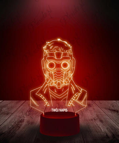 Lampka LED 3D Plexido Strażnicy Galaktyki Star Lord