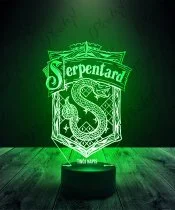 Lampka LED 3D Plexido Harry Potter Serpentard