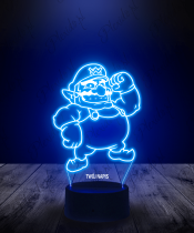 Lampka LED 3D Plexido Super Mario Wario