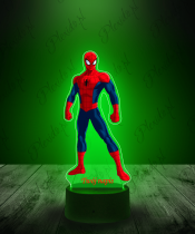 Lampka LED 3D Plexido z Nadrukiem Marvel Spiderman