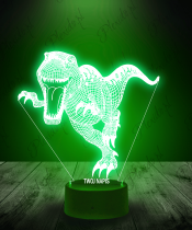 Lampka LED 3D Plexido T-Rex Dinozaur Park Jurajski - 1