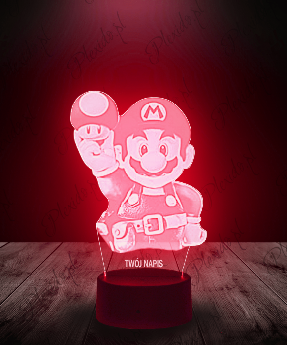 Lampka LED 3D Plexido Super Mario Bros - 3