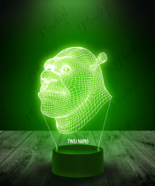 Lampka LED 3D Plexido Shrek Bajka - 1