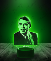 Lampka LED 3D Muzyk Jacques Brel