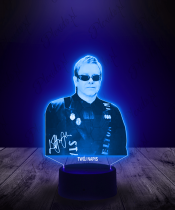 Lampka LED 3D Piosenkarz Elton John