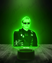 Lampka LED 3D Piosenkarz Elton John