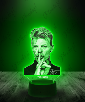 Lampka LED 3D Piosenkarz David Bowie