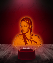 Lampka LED 3D Piosenkarka Rihanna - 4