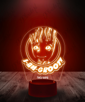 Lampka LED 3D Plexido I am Groot - 2