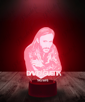 Lampka LED 3D Piosenkarz David Guetta - 2