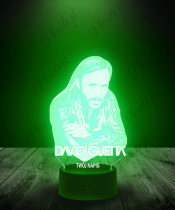 Lampka LED 3D Piosenkarz David Guetta - 3