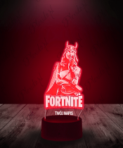 Lampka LED 3D Plexido Gra Fortnite Czarodziejka