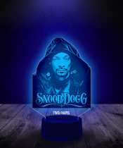 Lampka LED 3D Raper Snoop Dogg