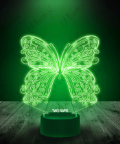 Lampka LED 3D Plexido Motyl Ćma