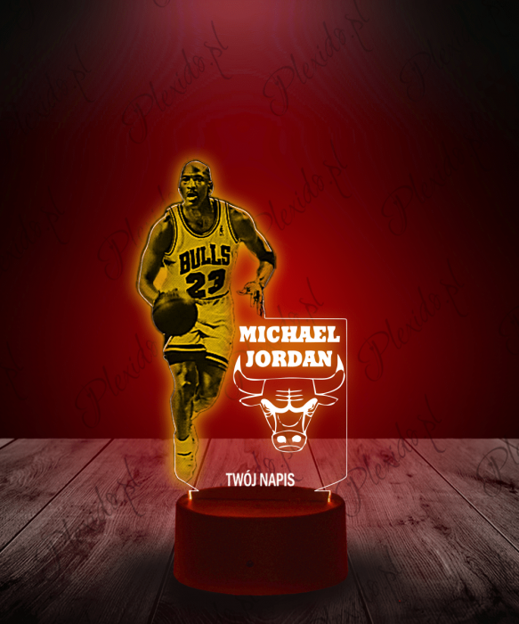 Lampka LED 3D Plexido Michael Jordan NBA