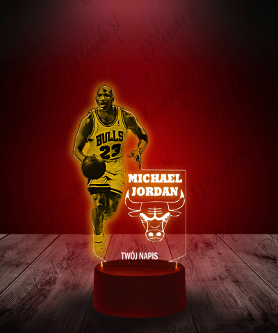 Lampka LED 3D Plexido Michael Jordan NBA