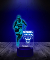 Lampka LED 3D Plexido Michael Jordan NBA