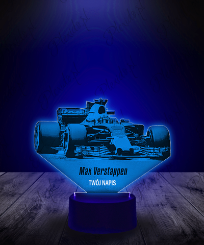 Lampka LED 3D Plexido Verstappen Formuła 1