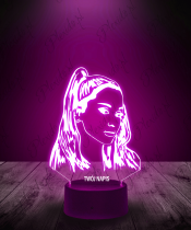 Lampka LED 3D Piosenkarka Ariana Grande