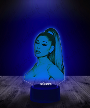 Lampka LED 3D Ariana Grande Kucyk