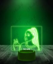 Lampka LED 3D Ariana Grande Peace