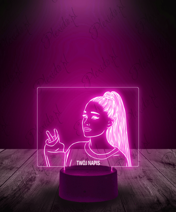 Lampka LED 3D Ariana Grande Peace