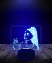 Lampka LED 3D Ariana Grande Peace