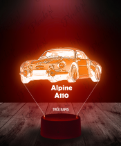 Lampka LED 3D Plexido Samochód Alpine a110