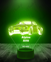 Lampka LED 3D Plexido Samochód Alpine a110