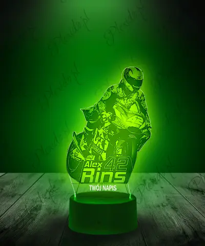 Lampka LED 3D Plexido Alex Rins MotoGP