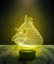 Lampka LED 3D Plexido Angry Birds Chuck