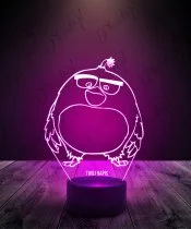 Lampka LED 3D Plexido Angry Birds Bomba