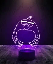Lampka LED 3D Plexido Angry Birds Bomba