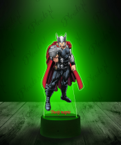 Lampka LED 3D Plexido z Nadrukiem Thor Marvel