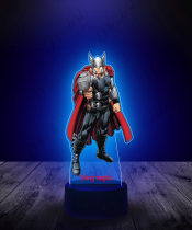 Lampka LED 3D Plexido z Nadrukiem Thor Marvel