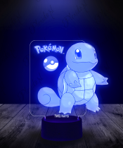 Lampka LED 3D Plexido Pokemon Squirtle