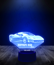 Lampka LED 3D Plexido Auto Ferrari Italia