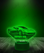 Lampka LED 3D Plexido Auto Ferrari Italia